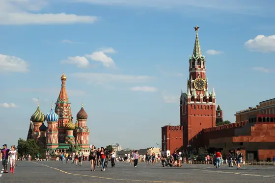 Москва: вид места