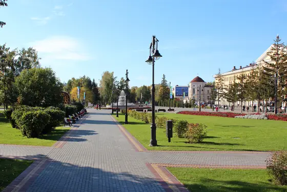 Томск: вид места